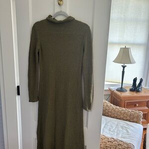 Zara Olive Long Sleeve Dress